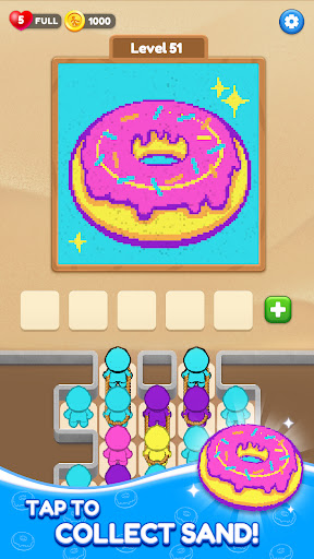 Sand Out Puzzle official game screen